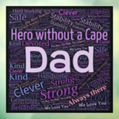 Pa Hero Window Cling Raamsticker (Vel 3)