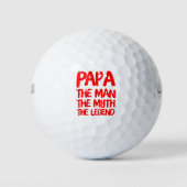 Pa het Man de mythe de legende Golfballen (Voorkant)