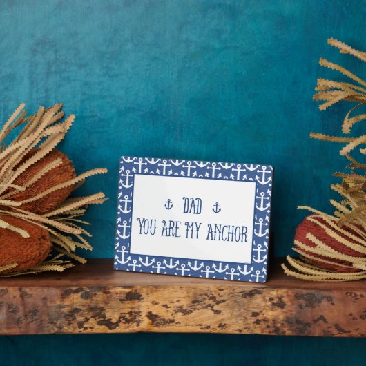 Pa-jij bent mijn Anchor Plaque Fotoplaat (Zijkant)