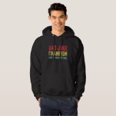 Pa Joke Champion Hoe Eye Roll Gezegde Mannen Hoodie (Voorkant volledig)