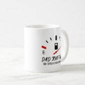 Pa Joke Fuel Funny Vaderdag Coffee Mok (Voorkant rechts)