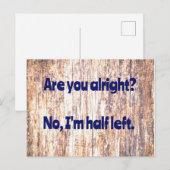 Pa Joke: Gaat het wel? Briefkaart (Voorkant / Achterkant)