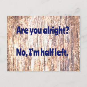 Pa Joke:  Gaat het wel? Briefkaart