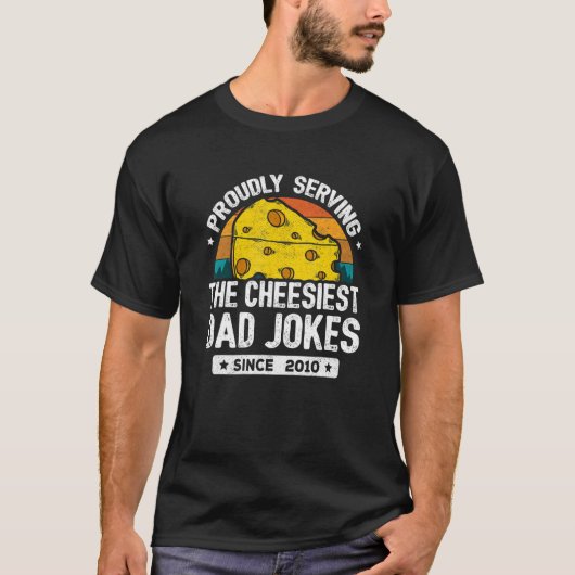 Pa Joke Puns Dad Jokes sinds 2010 pa Jok T-shirt (Voorkant)