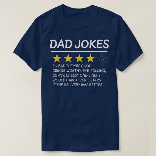 Pa Joke Review T-shirt (Design voorkant)