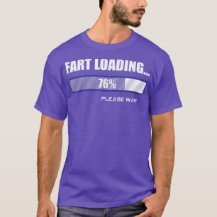 Pa Jokes Fart Loading, wacht alsjeblieft op de gra T-shirt