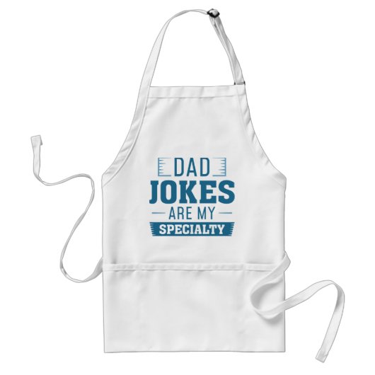 Pa Jokes is mijn specialiteit Standaard Schort (Voorkant)