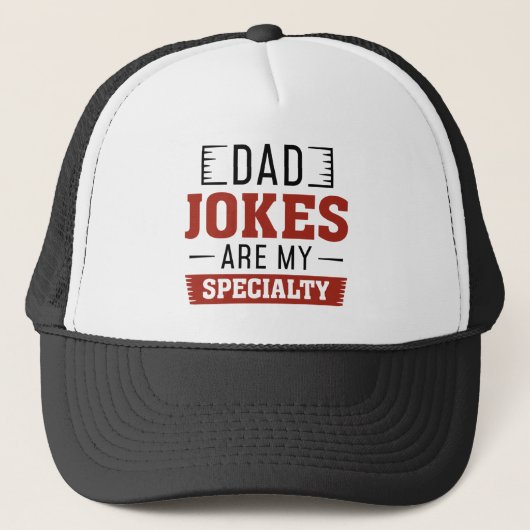Pa Jokes is mijn specialiteit Trucker Pet (Voorkant)