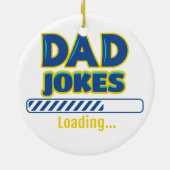 Pa Jokes Loading Keramisch Ornament (Achterkant)