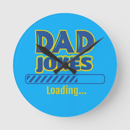 Pa Jokes Loading Ronde Klok (Voorkant)