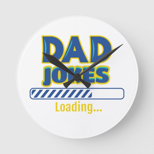 Pa Jokes Loading Ronde Klok (Voorkant)