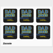 Pa Jokes Loading Vierkante Sticker (Vel)