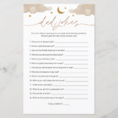 Pa Jokes Twinkle Little Star Baby shower Game (Voorkant)