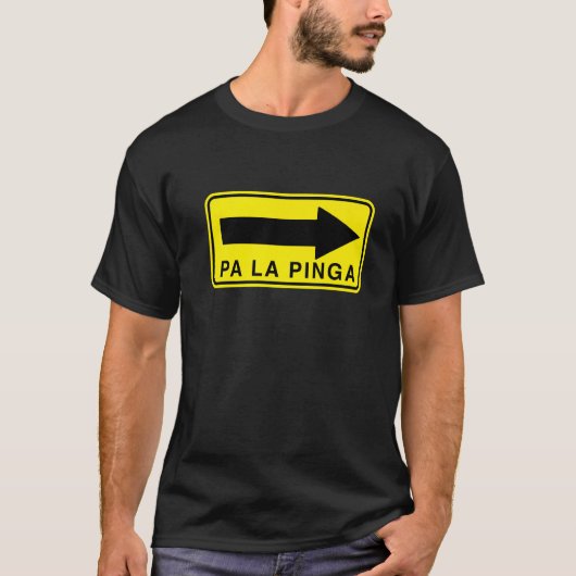 Pa La Pinga Cuban Miami Hialeah T-shirt (Voorkant)