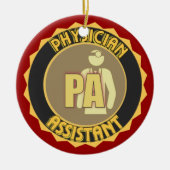 PA LOGO PHYSICIAN ASSISTANT CHRISTMAS ORNAMENT (Voorkant)