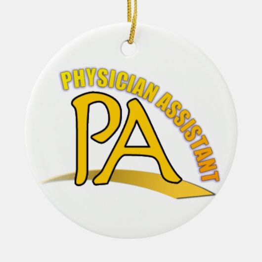 PA LOGO PHYSICIAN ASSISTANT CHRISTMAS ORNAMENT 2 (Voorkant)