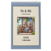 Pa & Ma (The Old People) Fun 2026 Calendar Kalender (Hoes)