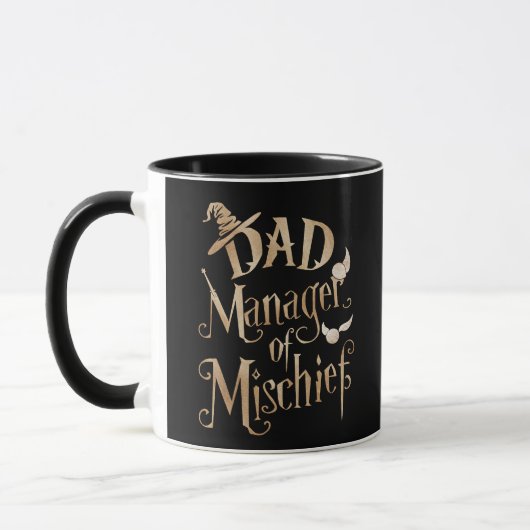 Pa Manager van Mischief Magical Wizard Vaders Day Mok (Links)