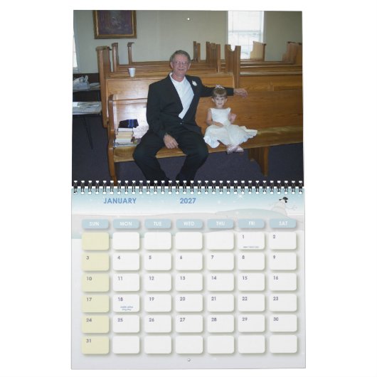 Pa & MeMaw-agenda Kalender (Jan 2027)