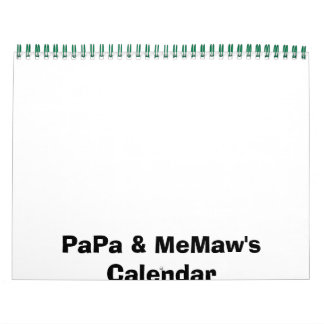 Pa & MeMaw-agenda Kalender
