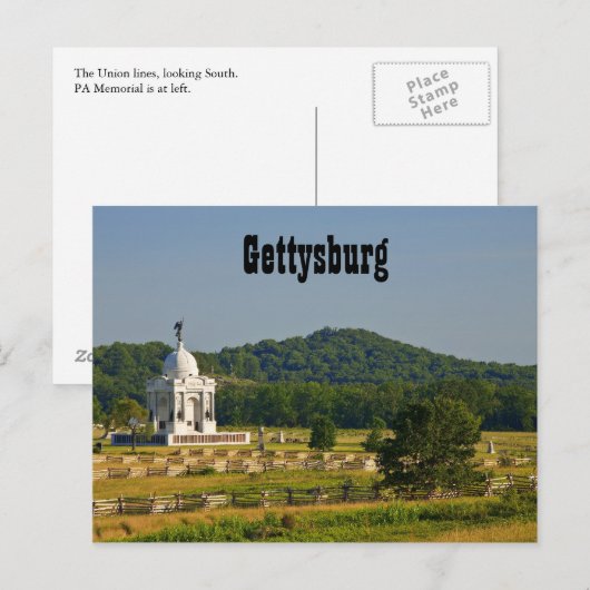 PA Memorial Briefkaart (Voorkant / Achterkant)