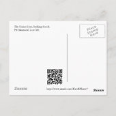 PA Memorial Briefkaart (Achterkant)