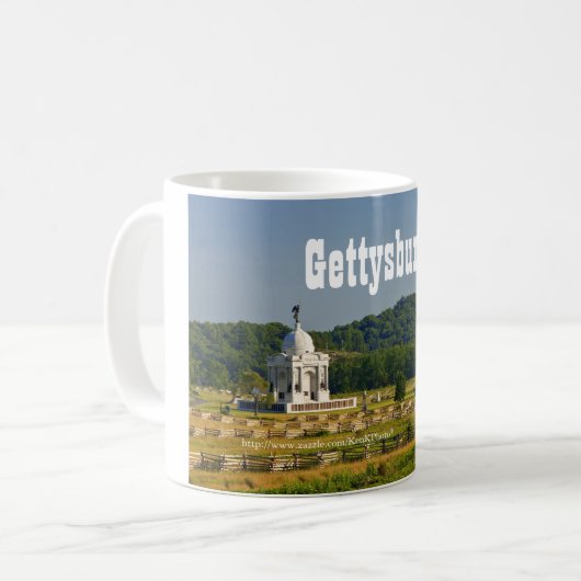 PA Memorial in Gettysburg Mok (Voorkant links)