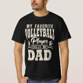 Pa, mijn favoriete volleybalspeler belt me t-shirt