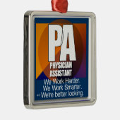 PA MOTTO WE WERKEN HARDER SMARTER ORNAMENT CHRISTM (Rechts)