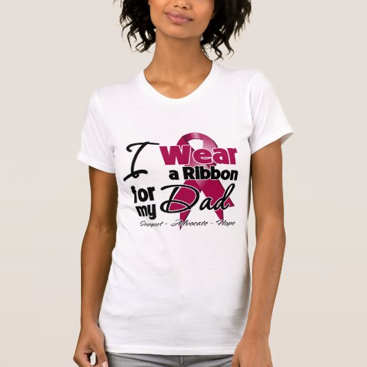 Pa - Multiple Myeloma Ribbon T-shirt (Voorkant)