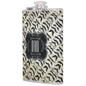 Pa Mustache de heer Hipster Retro Heupfles (Links)