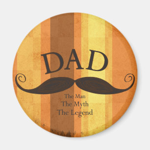 Pa Mustache Magnet