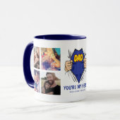 Pa My Hero Happy Vaderdag Mok (Voorkant links)