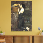 Pa NDoRA, door John William Waterhouse, 1896 Canvas Afdruk (Insitu (Woonkamer))