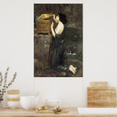 Pa NDoRA, door John William Waterhouse, 1896 Poster (Keuken)