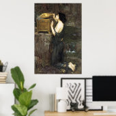 Pa NDoRA, door John William Waterhouse, 1896 Poster (Thuiskantoor)