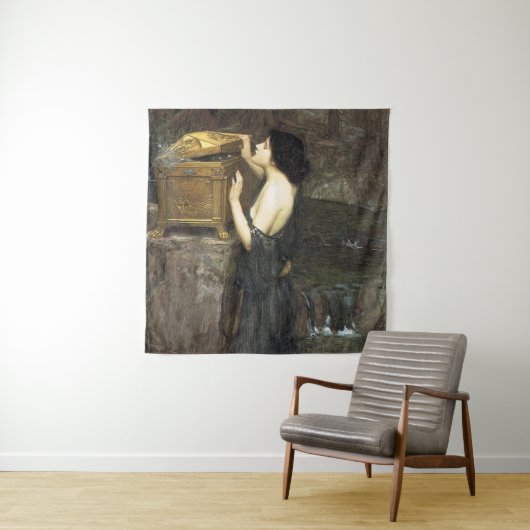 Pa NDoRA, door John William Waterhouse, 1896 Wandkleed (In situ)