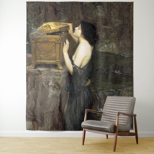 Pa NDoRA, door John William Waterhouse, 1896 Wandkleed (In situ)