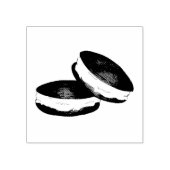 PA Nederlandse Chocolade Whoopie Pie Dessert Stamp Rubberstempel (Afrduk)