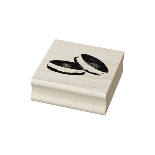 PA Nederlandse Chocolade Whoopie Pie Dessert Stamp Rubberstempel (Stempel)