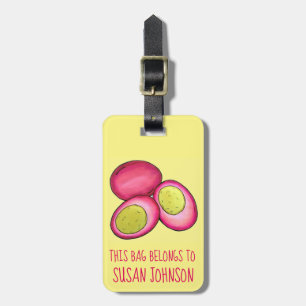 PA Nederlandse gevlekte hardgekookte eieren van ro Bagagelabel