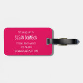 PA Nederlandse gevlekte hardgekookte eieren van ro Bagagelabel (Achterkant horizontaal)