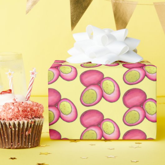 PA Nederlandse gevlekte hardgekookte eieren van ro Cadeaupapier (Verjaardagsfeest)