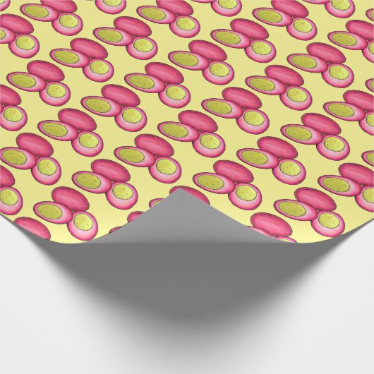 PA Nederlandse gevlekte hardgekookte eieren van ro Cadeaupapier (Hoek)