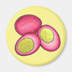 PA Nederlandse gevlekte hardgekookte eieren van ro Magneet