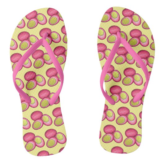 PA Nederlandse gevlekte hardgekookte eieren van ro Teenslippers (Voetbed)