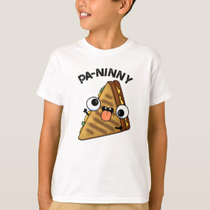 Pa-ninny Funny Panini Pun heeft een schattige pani T-shirt