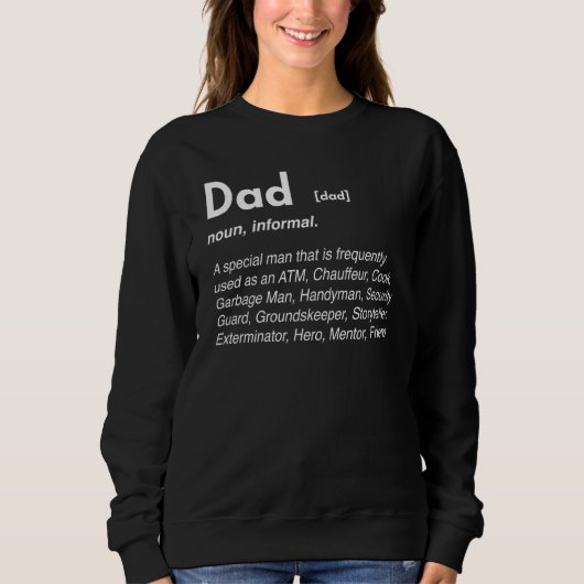 Pa Noun Dictionary Word Definition Atm Funny Fath Trui (Voorkant)