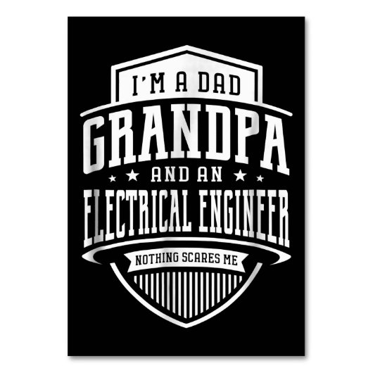 Pa opa Electrical Engineer niets maakt me uit Kaart (Voorkant)