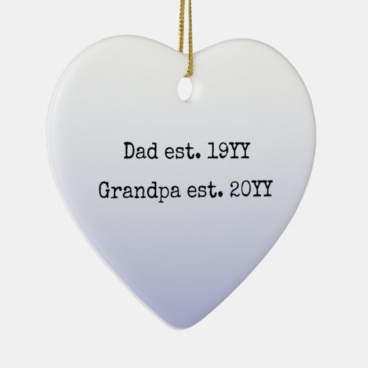 Pa opa Est Vast opa om geschenk te zijn Keramisch Ornament (Rechts)